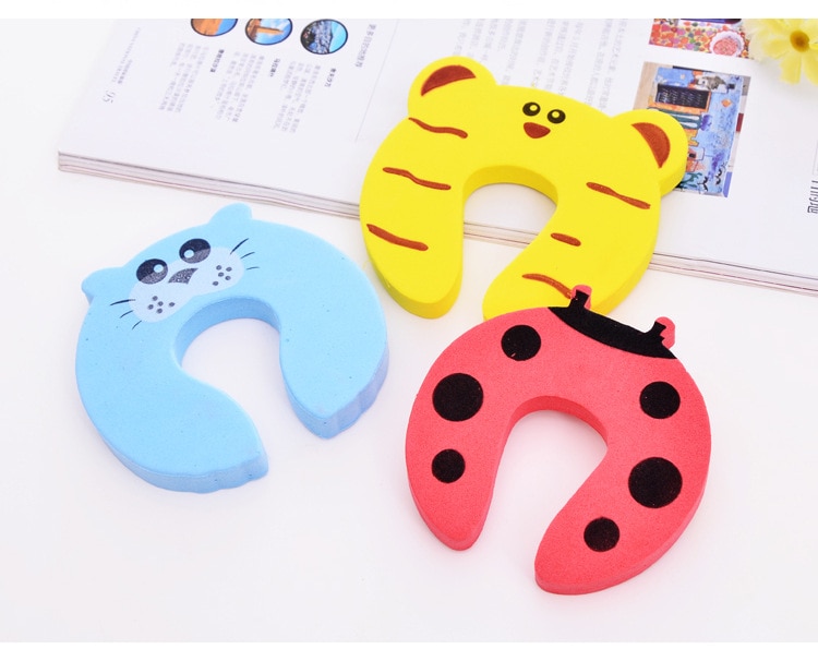 Colorful Animal Style Door Stoppers Pair