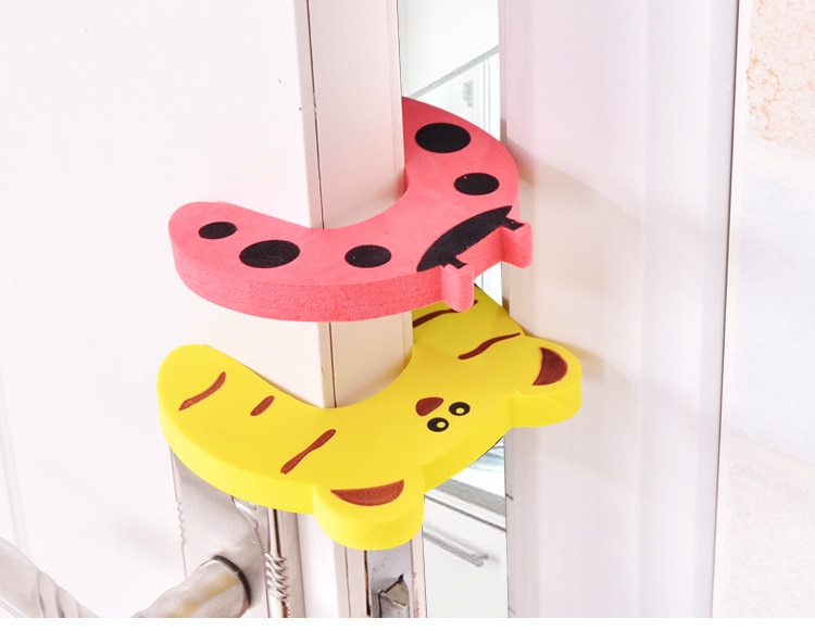 Colorful Animal Style Door Stoppers Pair