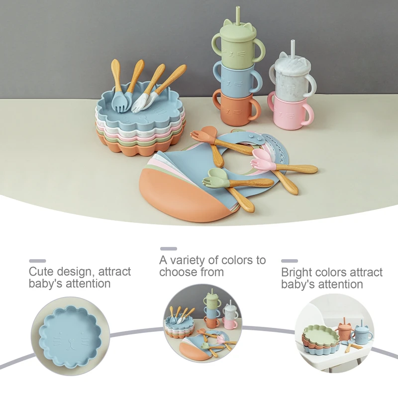 Silicone Waterproof Tableware Set