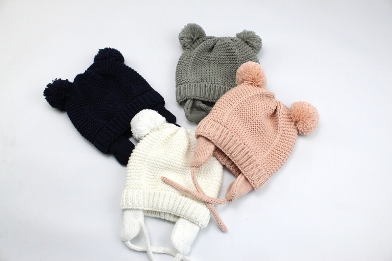 Baby's Warm Hat with Ears